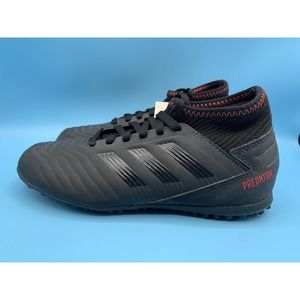 ADIDAS PREDATOR 19.3 Youth Soccer Cleats Shoes Black on Black D98012 Sz 2.5 NWT